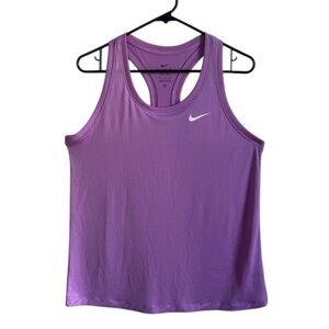 💜 Nike Dri-Fit Women’s Racerback Tank Top – Size Medium – Purple/Lavender 💜